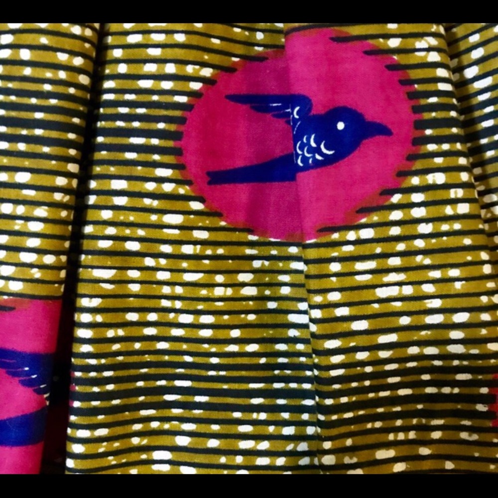 African Print circle skirt - Picture 3 of 3